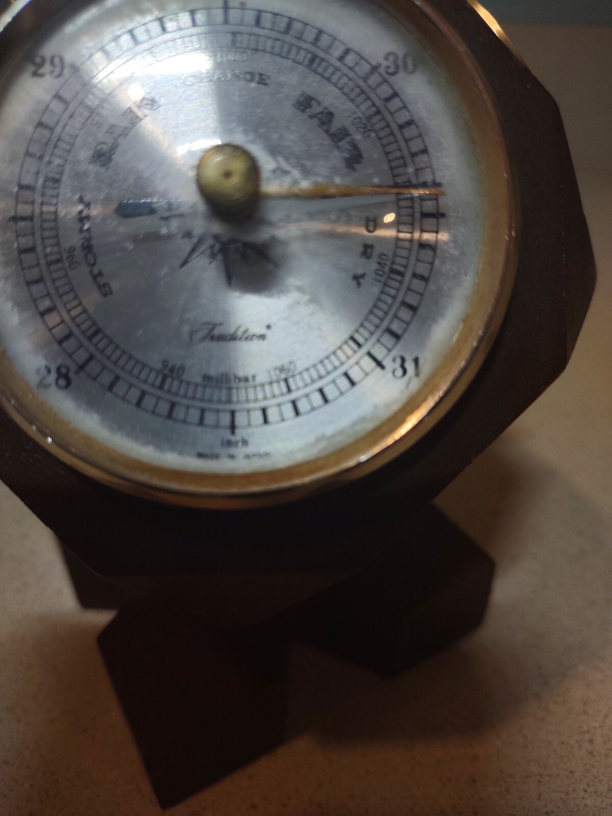 Tradition branded Weather Station Dials: Barometer Hygrometer Temperature
