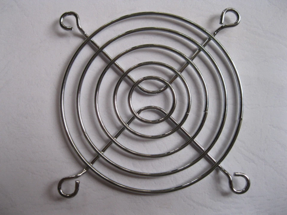 10 pcs DC Fan Grill Protector Silver Metal Finger Guard for 70x70mm Fan 7cm - Image 3 of 3