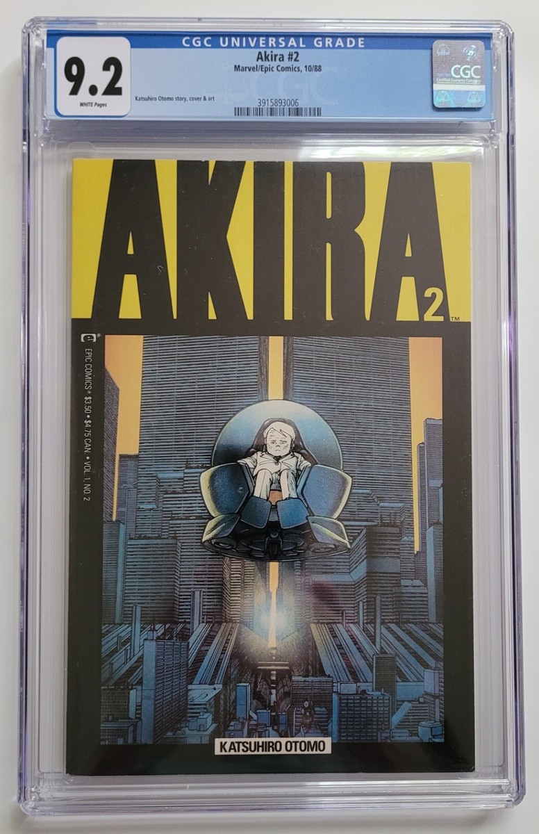 AKIRA #2 Katsuhiro Otomo 1988 CGC 9.2 | eBay