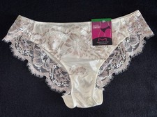 Maidenform Panty Bikini Second Skin Lace Tanga Cinched Back L Nylon Underwear