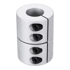 Shaft Coupling 12 to 15mm(ID) 45mm(L) Aluminum Alloy Shaft Connector Rigid Joint