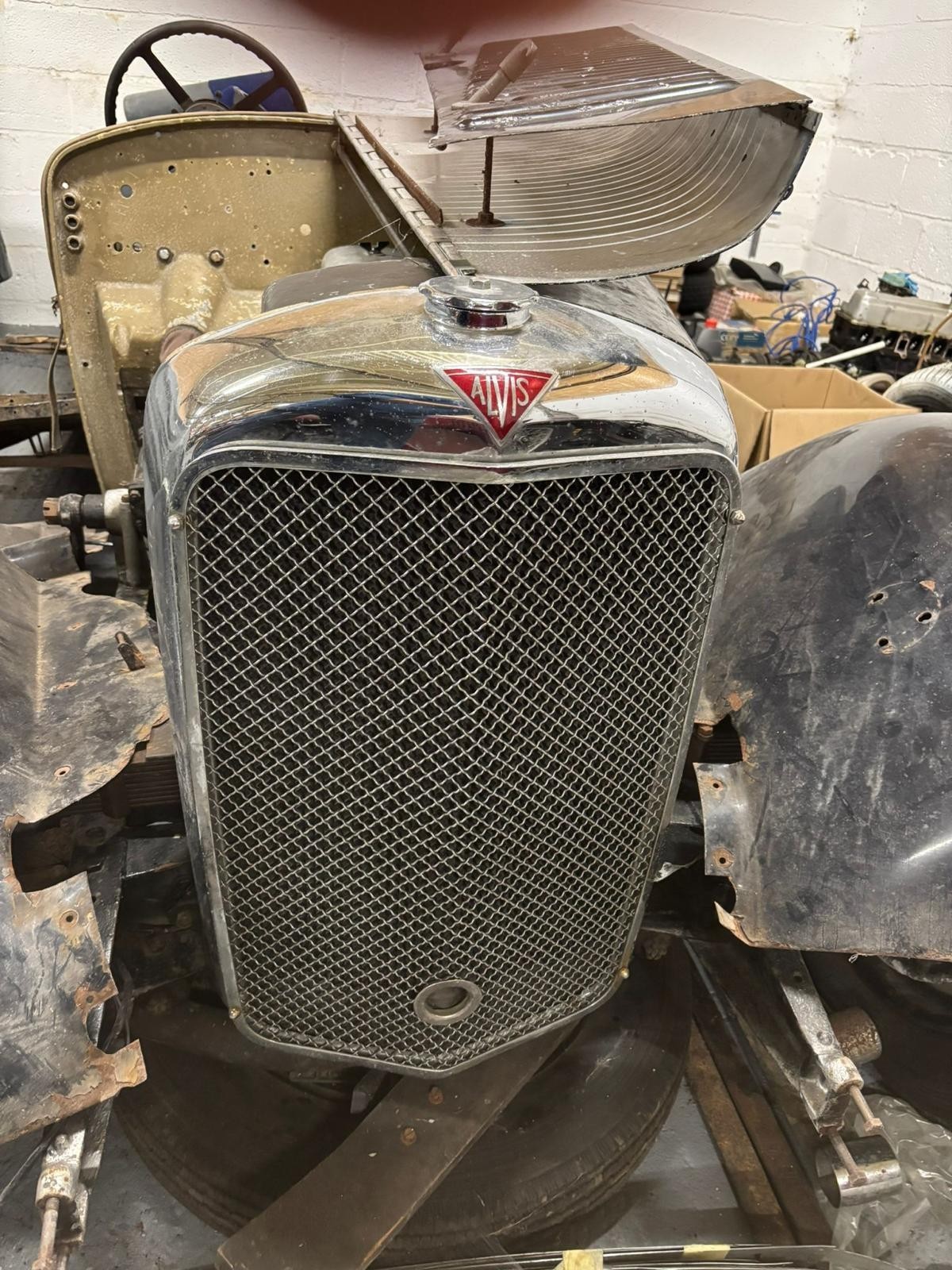 1936 Alvis Speed 20 Charlesworth Saloon Restoration Project
