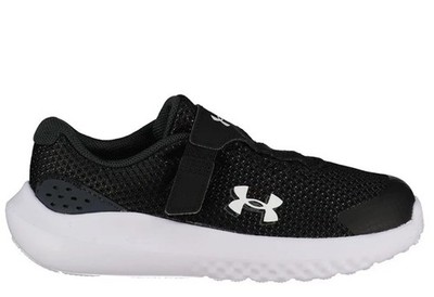 Under Armour Surge 4   Jungen Kleinkind schwarz weiß Größe UK 8,5 Kinder Säugling neu