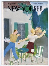 1ST Wednesday Addams Family New Yorker magazine August 26 1944 James Thurber
