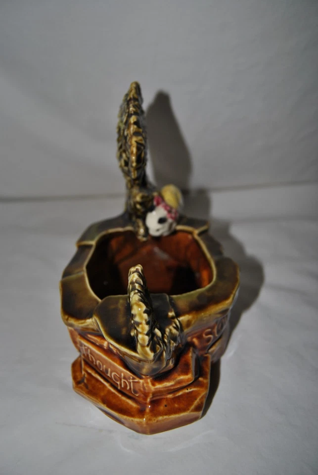 Vintage Mccoy Cat By The Well Planter - Image 3 of 4