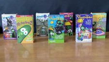 Veggie Tales Lot Of 7 VHS Tapes