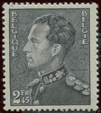 Belgique, 432* Leopold III 2.45 noir