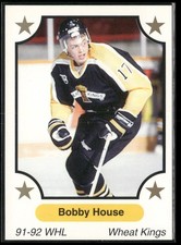 1991-92 7th Inning Sketch WHL #208 Bobby House