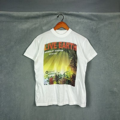 Live Earth Concert for a Climate in Crisis t shirt Small Red Hot Chili Peppers