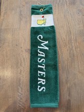 Masters 2026 Augusta National Green Trifold Bag Golf Towel NWT