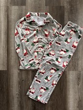 Christmas Santa Pajamas Carters Youth Size 10