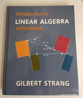 Introduction to Linear Algebra (Hardback) Gilbert Strang (6th edition)