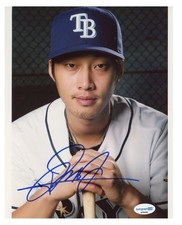 Hak-ju Lee Autographed Signed 8X10 Photo MLB Baseball Tampa Bay Rays ACOA COA