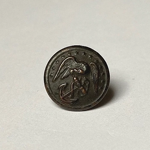 ORIGINAL!  CIVIL WAR  U.S. MARINE CORPS BUTTON HORSTMANN PHILADELPHIA  5/8" 1863