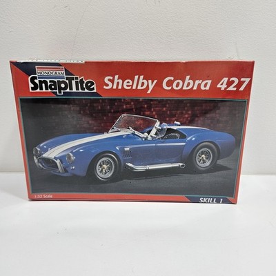 SHELBY COBRA 427 Revell Monogram Snaptite Skill 1 New Factory SEALED 1:32 Scale