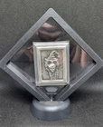 Hand Poured 3.2oz .999 Silver ART Bar  "Grinch"
