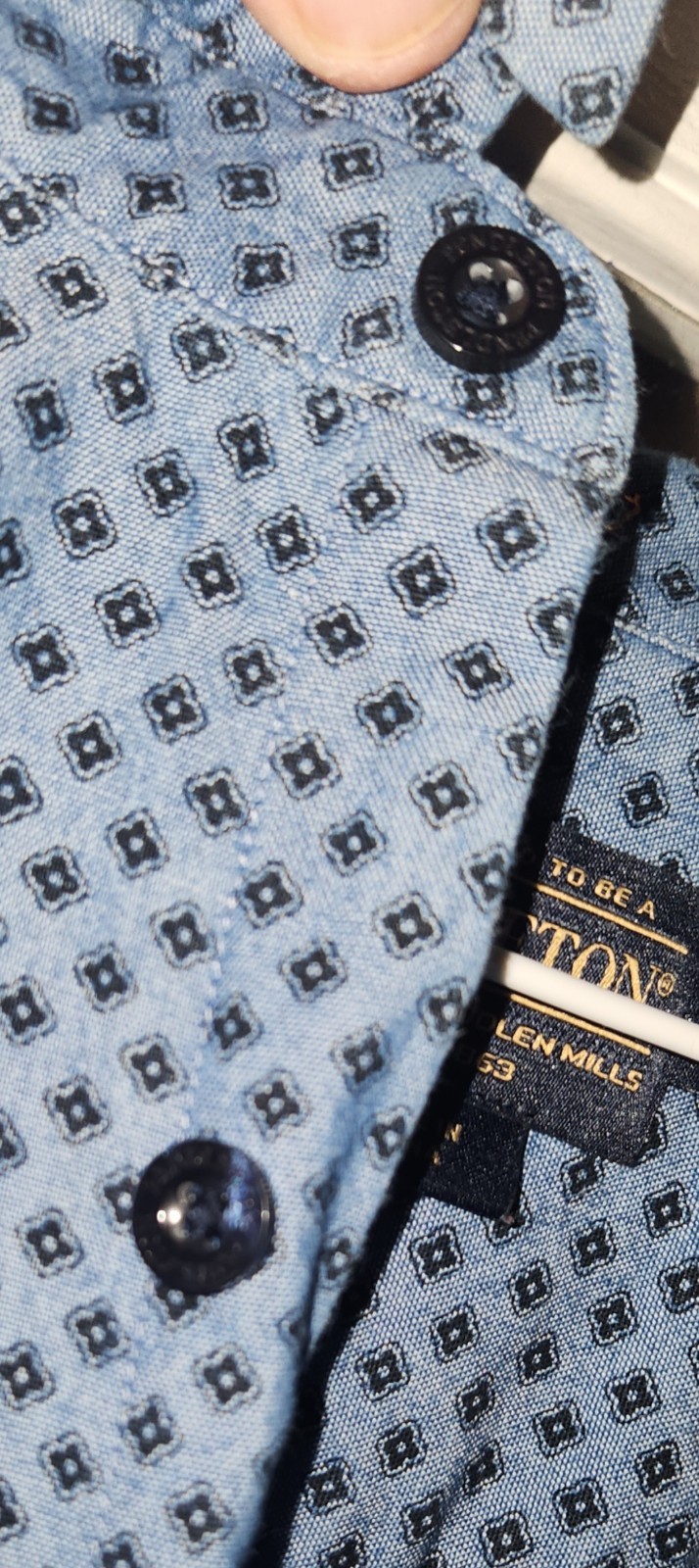 Pendleton Shirt Size Large Button Up Classic Blub - image 9