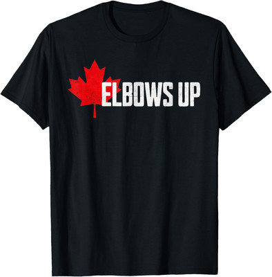 2025/Elbows Up Canada True North Strong and Free Proud Canadian T-Shirt dsdsg