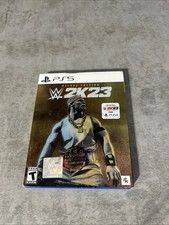 WWE 2K23 Deluxe Edition - Sony PlayStation 5 PS5 Complete CIB Mint W/ Slipcover