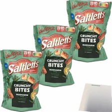 Lorenz Saltletts Crunchy Bites Rosmarin Style 3er Pack 3x100g Packung usy Block