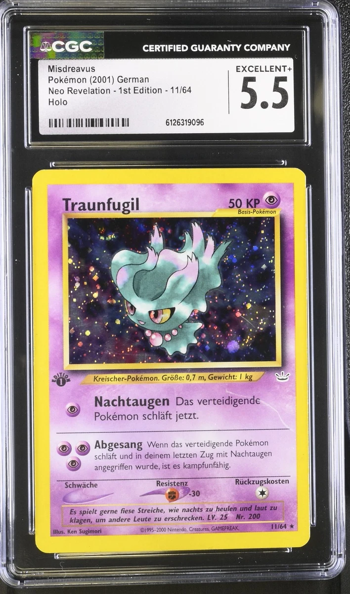 Individual Trading Card Games Pokémon TCG German 1st Edition for