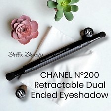 Chanel No. 200 Retractable Dual-Ended Eyeshadow Brush N 200   NEW 