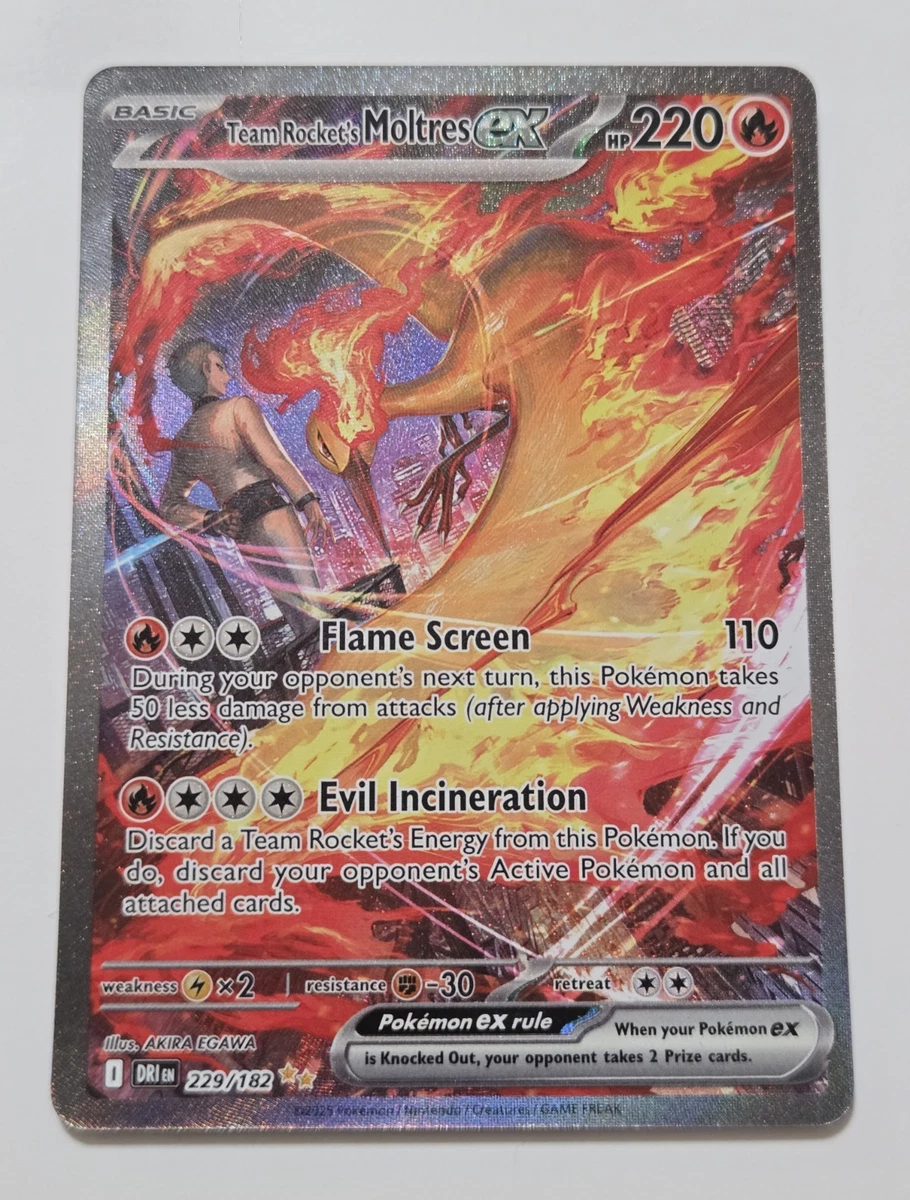 Team Rocket's Moltres Ex Pokémon TCG Cards for sale | eBay