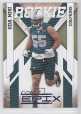 2010 Panini Epix Rookie Platinum 43/50 Koa Misi #158 0a1