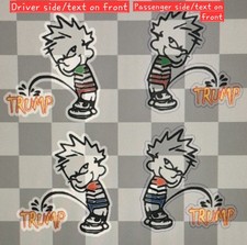 F Trump Vinyl Stickers 2-PK