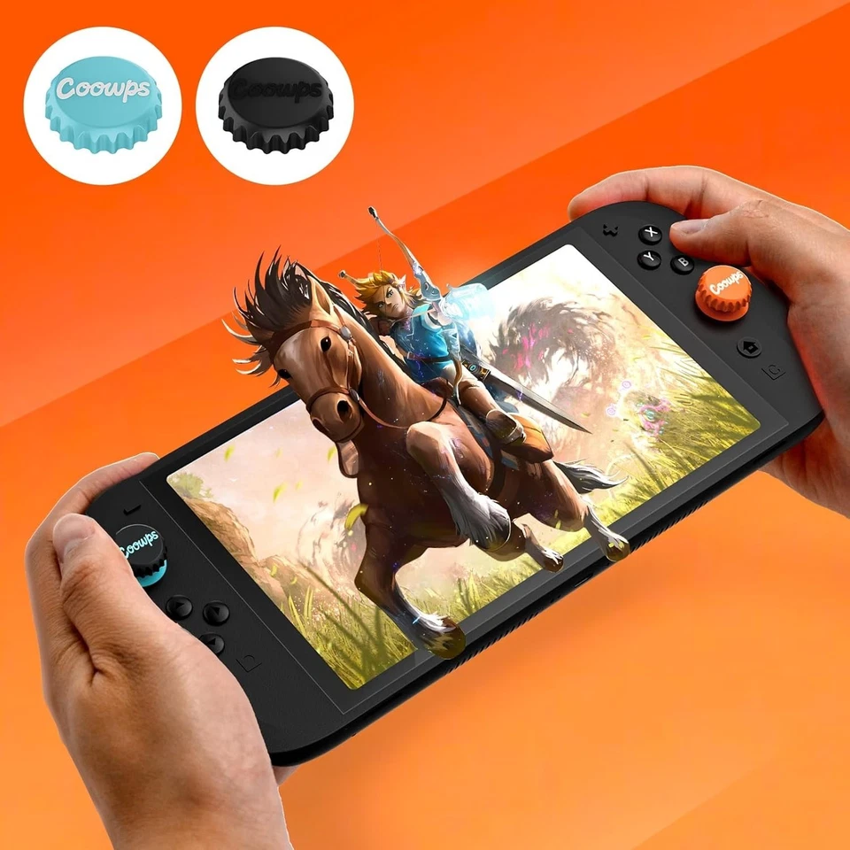 COOWPS Thumb Grip Caps for Nintendo Switch 2 2025, Creative Bottle Cap BRAND NEW - Image 2 of 4