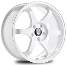 Alloy Wheels 17" Fox PF5 White For Fiat 124 Spider 16-19