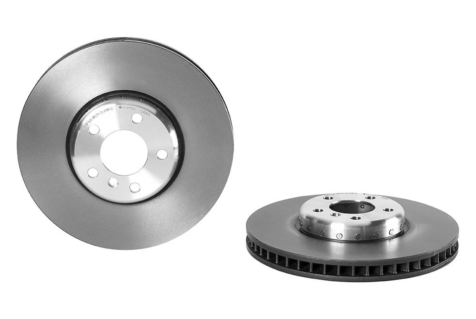 For BMW 650i xDrive Gran Coupe 13-19 Brake Rotor Replacement Plain Vented Front Foto 2 de 4