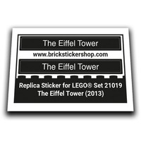 Replacement Sticker For Set 21019 - The Eiffel Tower