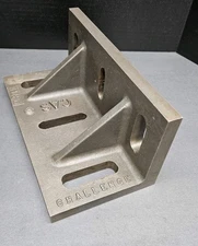 Challenge USA! 12" x 6" x 5" Angle Plate Slotted Webbed B1486 Machinist Fixture 