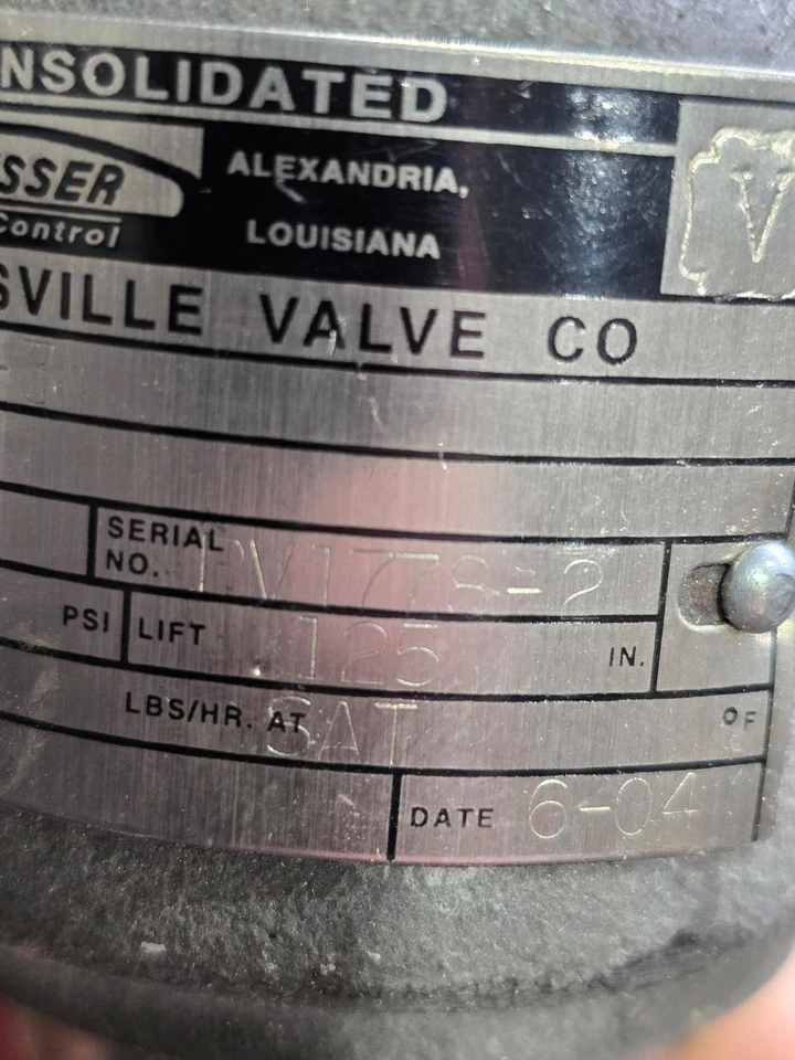 Consolidated Safety Relief Valve 1543E-3 3/4'' (USED) - Image 3 of 4