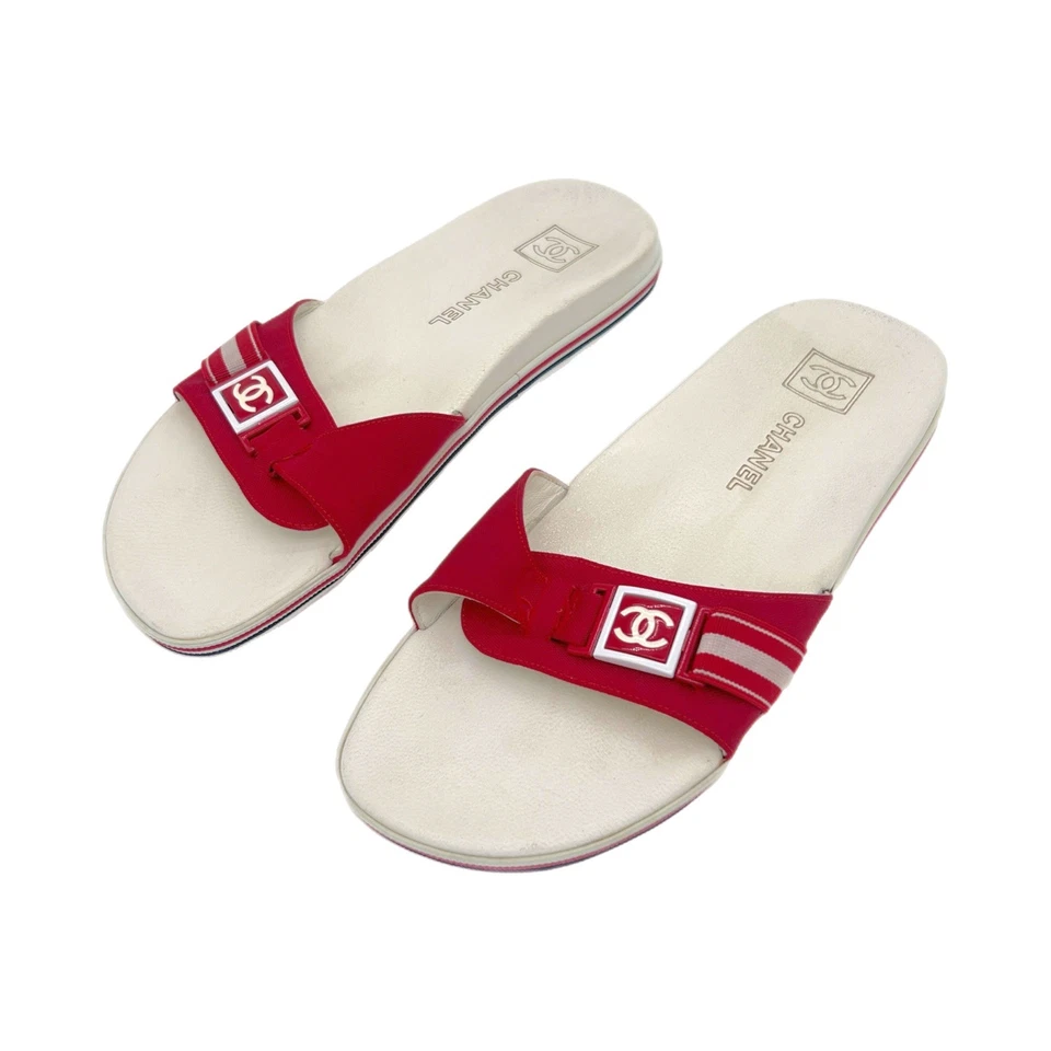 Vintage Chanel Slides (UK 1) - Image 3 of 4