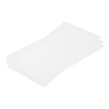 ABS Plastic Sheet 7 x 4 x 0.02" ABS Styrene Sheets White 3 Pcs