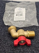 (QTY 5) Madol Imports 79-210 Brass Ball Hose Bibb 1/2" Male NPT MIP