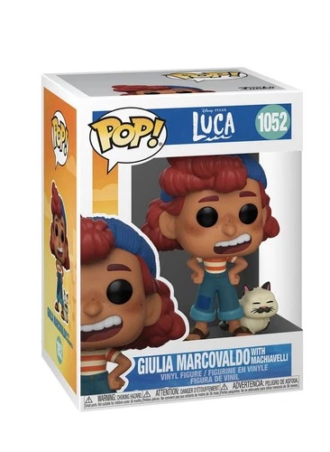 Funko Pop! Vinyl Luca Pixar - Giulia Marcovaldo with Machiavelli #1052 NEW
