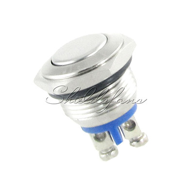 Waterproof Metal 16mm Push Button Momentary ON OFF Horn Switch Start High Flush