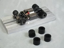 HO Slot Car Parts - 2 Pairs of HCS AMG Tires .455 for Life Like "M" Chassis Cars