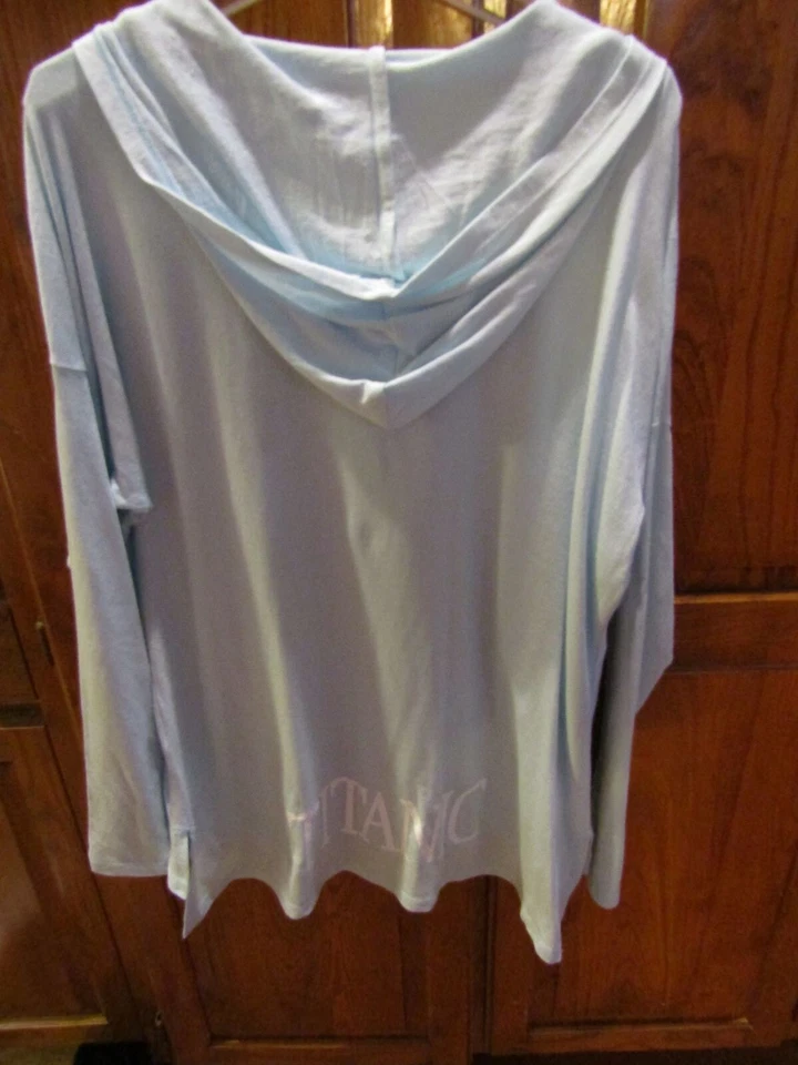Sudadera con capucha para mujer Southpointe Pull Over 2XL color azul polvo, Titanic/barco Foto 2 de 4