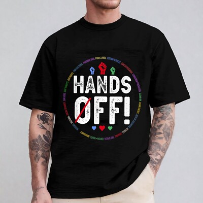 Hands Off Protest Social Security And Medicare Men Women T-Shirt