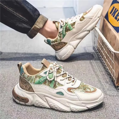 Fashion Men Sneakers Spring Breathable Comfort Air Cushion Running Shoes Outdoor