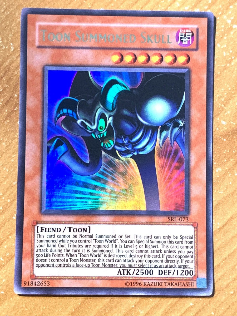 ｙｕ *゜ yugioh Toon Summoned Skull SRL-073 Unlimited Edition Ultra