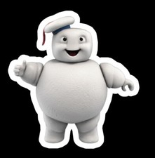 GHOSTBUSTERS STAY PUFT 3.5in QUALITY VINYL DECAL STICKER Indoor/Outdoor