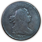 1807 Draped Bust Half Cent Near Very Fine Vf Coin #19128