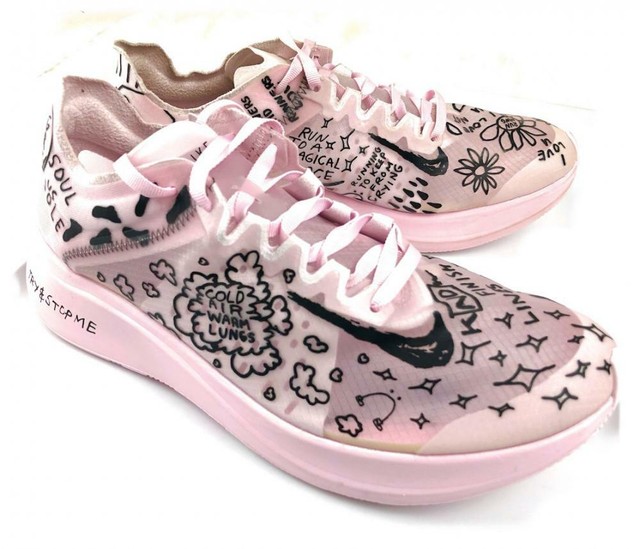 nike zoom fly sp nathan bell on feet