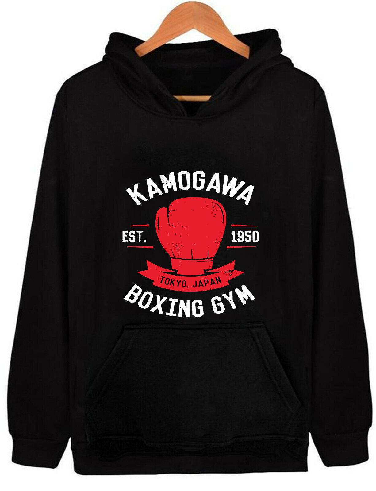 Anime Hajime No Ippo Kamogawa Boxe Ginásio Capuz Makunouchi