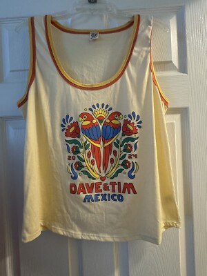 Dave Matthews & Tim Reynolds Mexico 2024 Women s Tank Size XL Nwot 